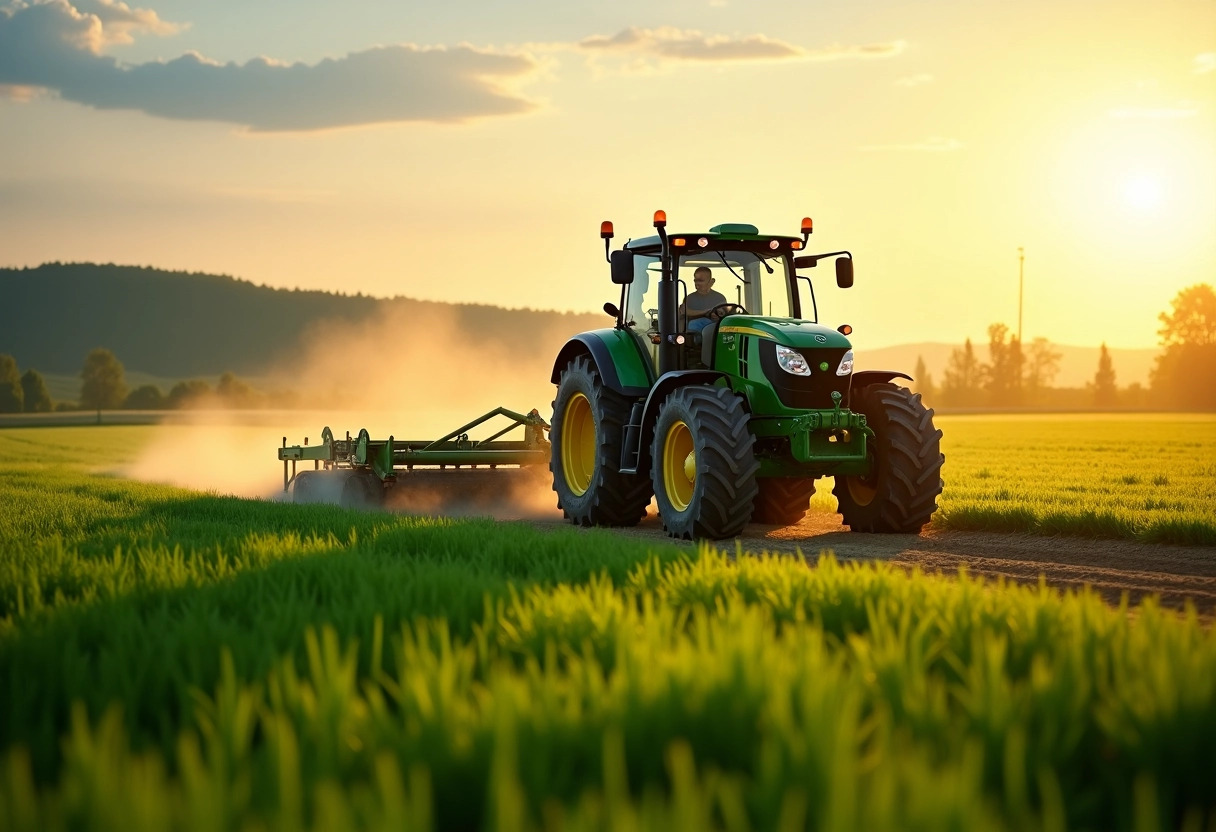 tracteur labourage