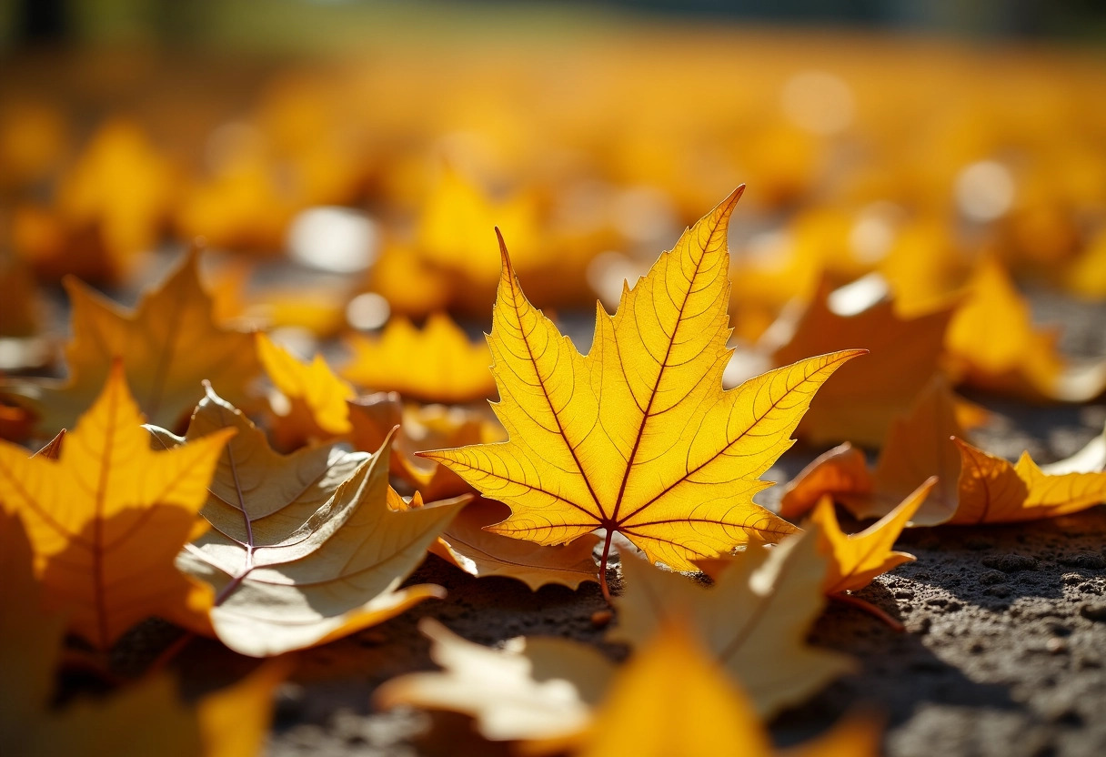 feuilles jaunes